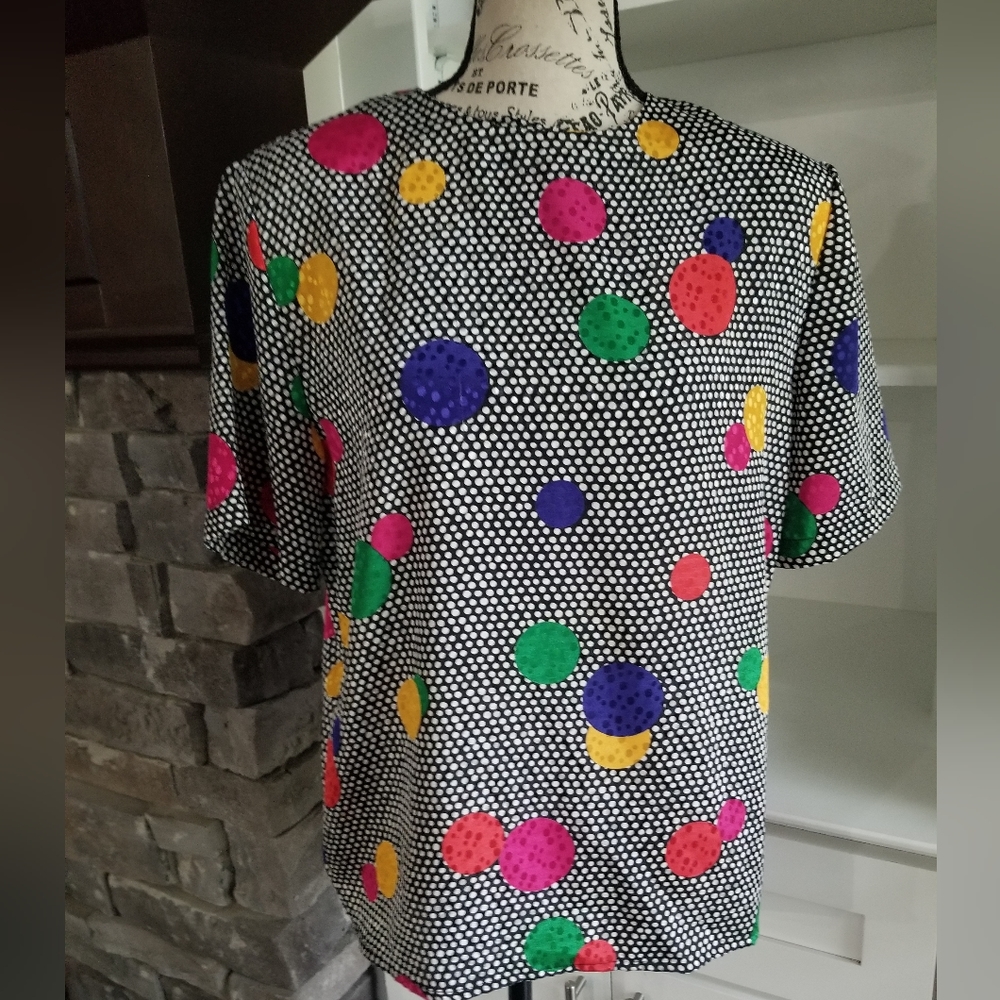 Marlis vintage polka dot blouse